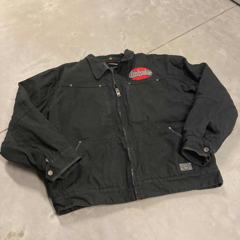vintage y2k embroidered Mac tools Detroit jacket